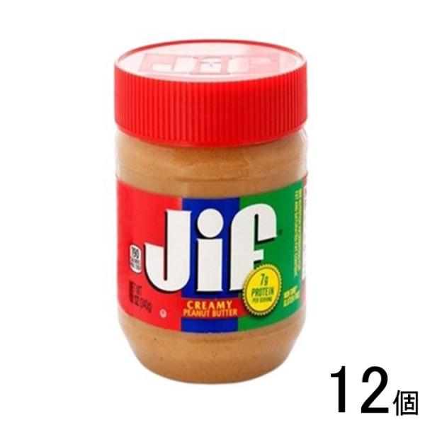 リードオフジャパン JIF クリーミーピーナッツバター 320g×12個 ジフ
