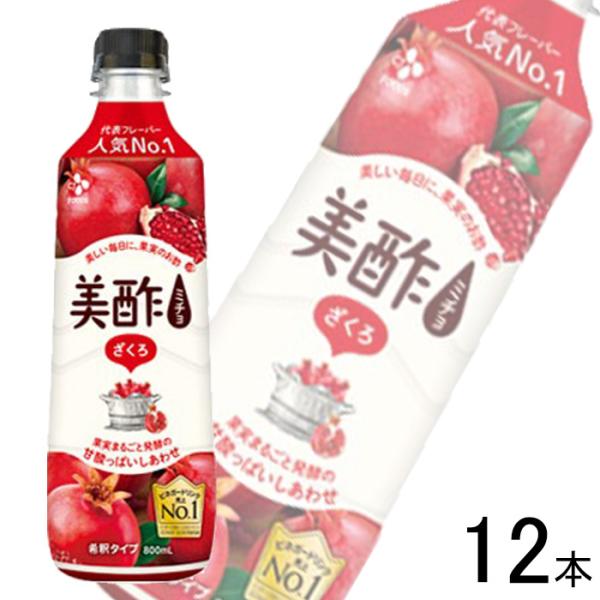 CJ FOODS JAPAN 美酢 ざくろ PET 800ml×12本 ミチョ