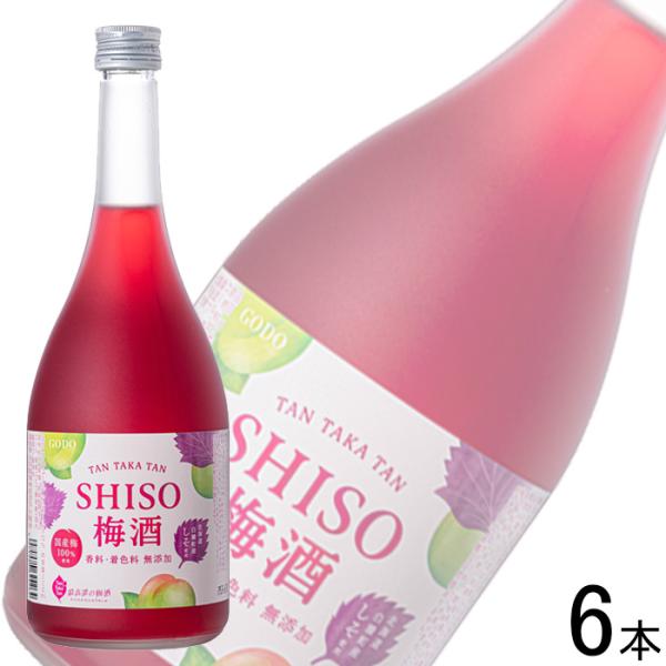 鍛高譚 お酒／ 1ケース／ 合同酒精 TANTAKATAN SHISO梅酒 瓶 720ml×6本
