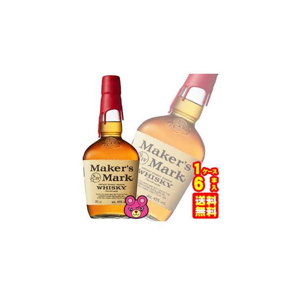 Maker's Mark メーカーズマーク 700ml×6本入 ウイスキー /お酒 Maker's Mark メーカーズマーク 700ml×6本入 ウイスキー /お酒