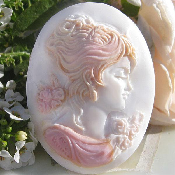 CAMEO（カメオ） 超希少作品 Maestro Aniello Pernice作 3色 コンク 