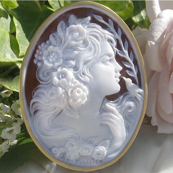 CAMEO（カメオ） Maestro Aniello Pernice作 サードニクス シェル