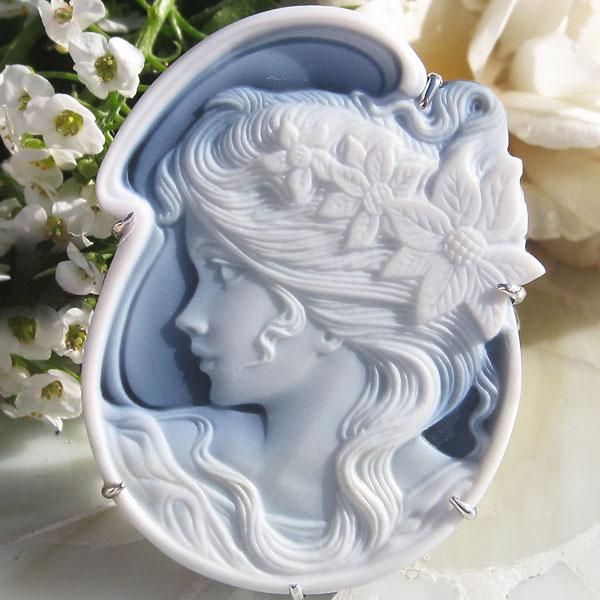 CAMEO（カメオ） 限定1個 超希少作品 H.P Muller作 ストーンカメオ 最