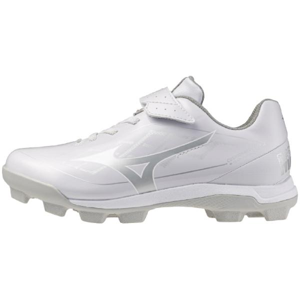 ■メーカー名：Mizuno（ミズノ） ■品名：クッションレボダイアトレーナー Jr.■品番：11GT252701■カラー：ホワイト×ホワイト■素材　甲材：人工皮革×合成繊維　底材：合成底■ウィズ：3E相当の方向け■インソール：BBインソール...