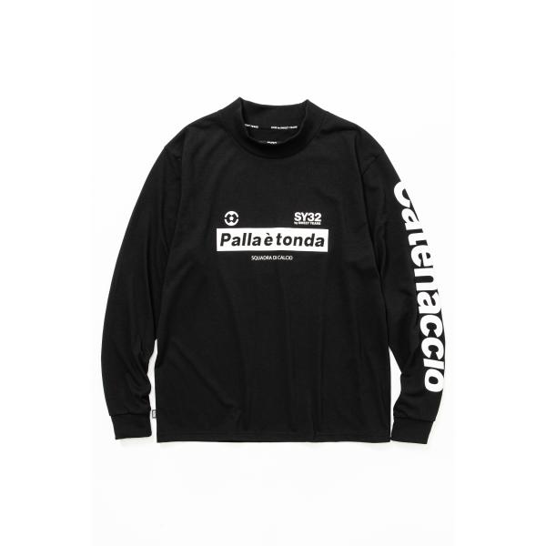 SY32 by SWEET YEARS 12035 GRAPHIC MOCK NECK L/S TEE : 1001Yahoo!店