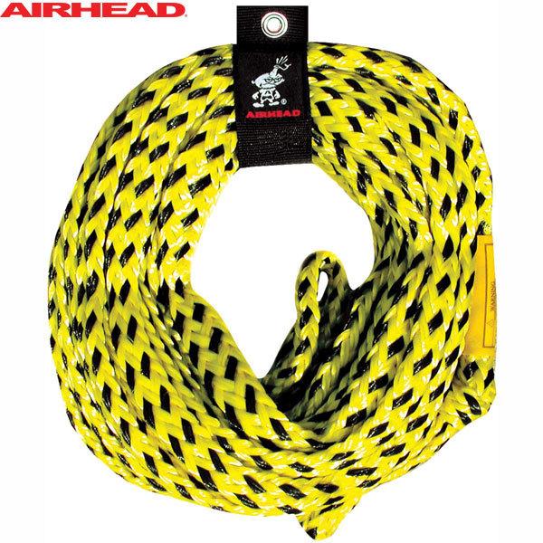 ■メーカー：AIRHEAD■モデル：Super Strength Tube Ropeトーイングロープ■品番：AHTR-6000■規格長さ18ｍロープ強度2721kg(6人乗りタイプまで使用可)  ■説明マリンチューブ用トーイングロープ。6人...