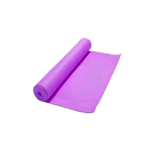 カラーPURPLEマット上でのエクササイズを優しくした柔軟フォーム採用。マットの表面にはグリップ力を強化したスベリ止加工がしてあります。