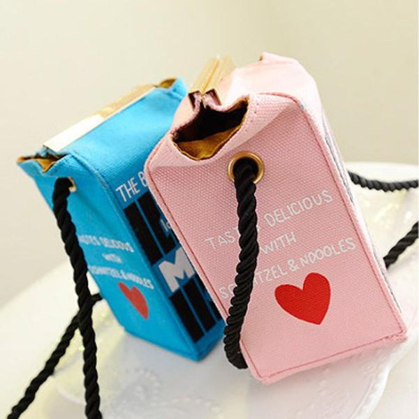 ミルクパックのデザインが可愛い ポシェット 牛乳パックデザイン バッグ Milk Buyee Buyee Japanese Proxy Service Buy From Japan Bot Online