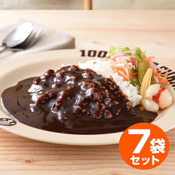 7袋セットで100円お得！100時間カレーのビーフカレーを元に通販専用に開発した商品です。肉や野菜はルーに溶け込んでいます。そのまま食べても美味しいですが、いろいろなアレンジをお楽しみください。例えば、とんかつを乗っけてカツカレー、コロッケ...
