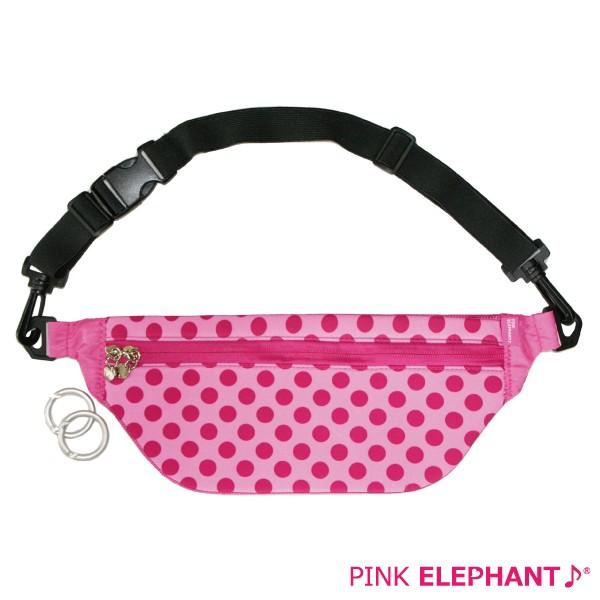 PINK ELEPHANT HIP BAGiqbvobOjJ[FPINKDOTisNhbgjEFbgfނ̃EGXg|[`iobN |[` P[X@WMO@@}\@
