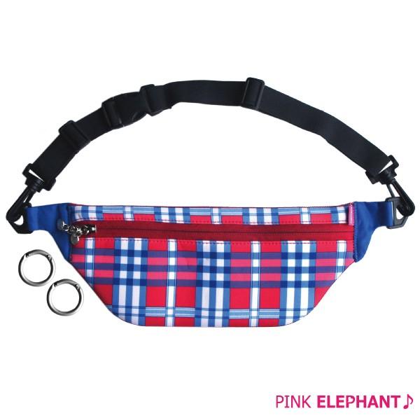 PINK ELEPHANT HIP BAGiqbvobOjJ[FTRY.CHKigC`FbNjEFbgfނ̃EGXg|[`iobN |[` P[X@WMO@@}\