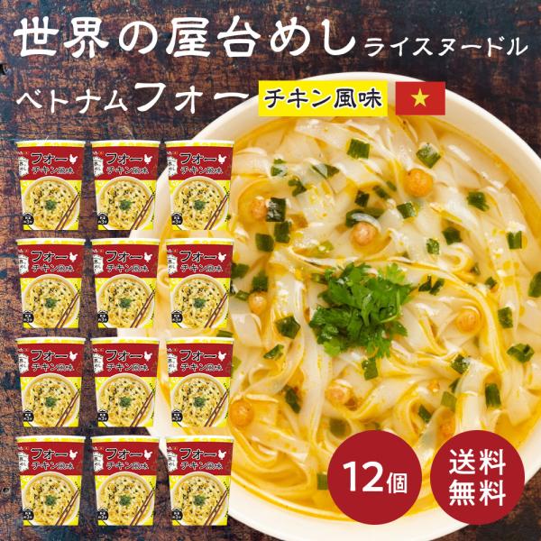 【世界の屋台めし ベトナム フォー（チキン風味）】世界のグルメを簡単に楽しめるようにアレンジした「世界の屋台めし」シリーズに、繊細な鶏肉の風味が特徴のチキン風味のスープのフォー 登場【フォーとは？】フォーはベトナム全土で食べられている米粉か...