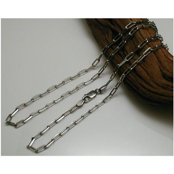 60cm4.2mm）ホピチェーンオキシダイ（燻し）加工HX260存在感ある