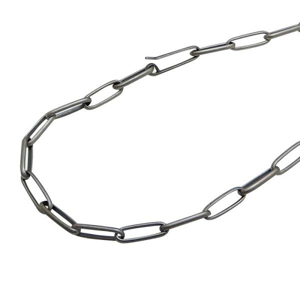 燻し加工 ネックレス メンズ チェーン シルバー925 ナバホ族 3.6mm40cm 