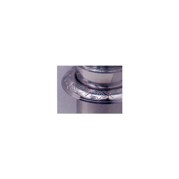 中入れツバ付ステンレス花立（コスモスシリーズ） 59mm L