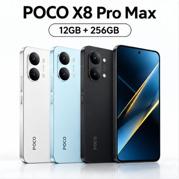 POCO POCO X8 Pro Max 12GB+256GB 5G SIMフリー スマートフォン