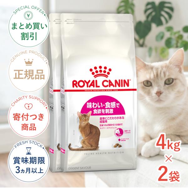 ロイヤルカナン セイバー エクシジェント 2kg 4袋 ロイヤルカナン（ROYAL CANIN） 【お得な2個セット】ロイヤルカナン