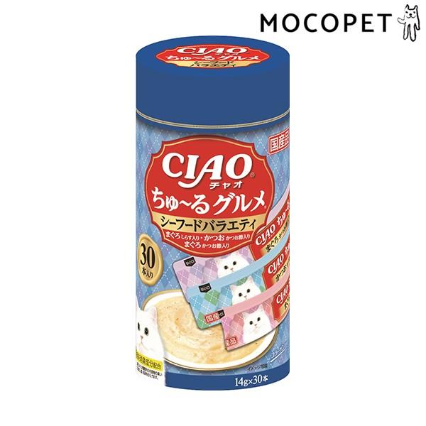 Ciaoちゅーるグルメ　シーフードバラエティ INABA ちゅ〜る チャオちゅーる グルメ シーフードバラエティ