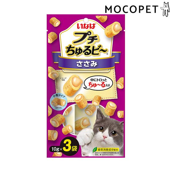 いなばペットフード]INABA プチちゅるビ〜 まぐろと焼ささみ 10g×3袋