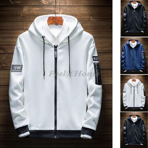 パーカー メンズ 春服 春物 ジップアップパーカー トップス ロゴ刺繍 長袖 パーカ フード Parka メンズパーカー ファッション Kssj Feel Home 通販 Yahoo ショッピング