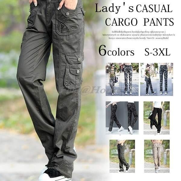 大人気 カーゴパンツ レディース ロング丈 ミリタリーパンツ ワークパンツ チノパン パンツ カジュアル ボトムス 薄手 夏用 大きいサイズあり Xwllgzk Feel Home 通販 Yahoo ショッピング