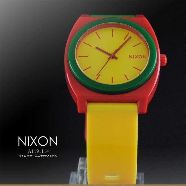 ニクソン 新作送料無料 Nixon タイムテラー ラスタカラー ユニセックス 腕時計 A