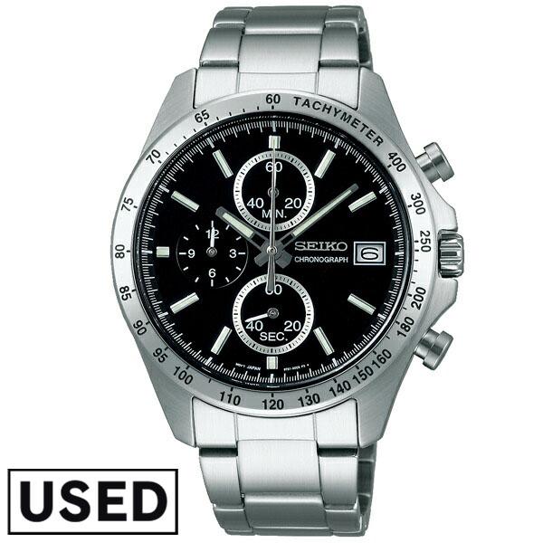中古 セイコーセレクション SEIKOSELECTION 10気圧防水 ブラック 
