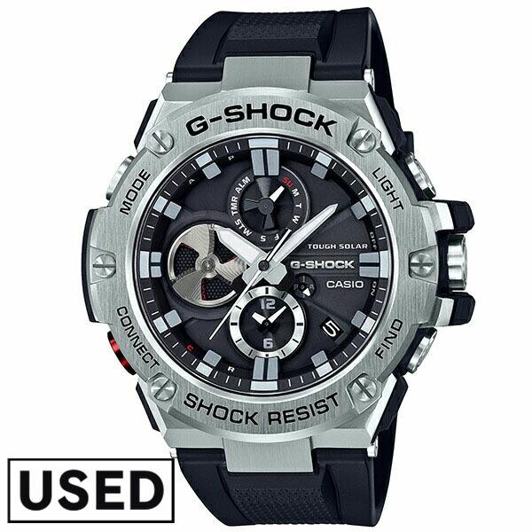 G-STEEL 中古 カシオ Gショック G-SHOCK Bluetooth GST-B100-1AJF 