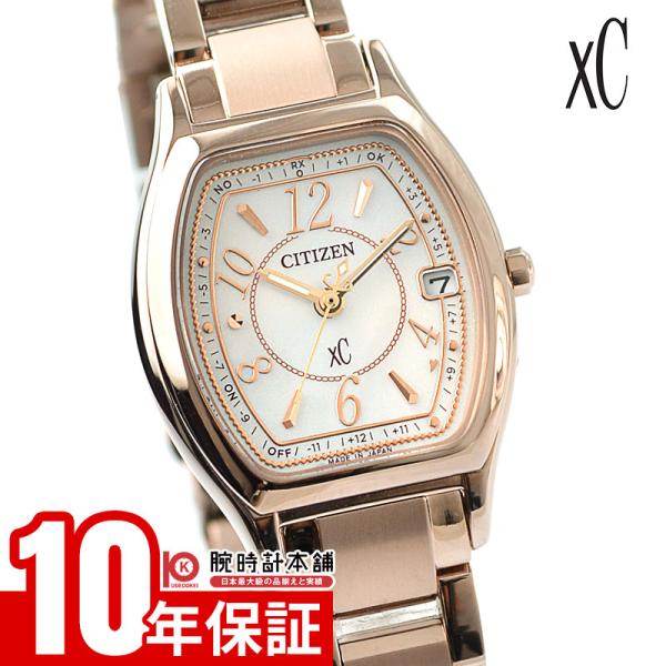 美品 ES9354 69A クロスシー 電波ソーラー シチズン 時計 サクラ シチズン クロスシー ベーシックコレクション サクラピンク ES9354-69A