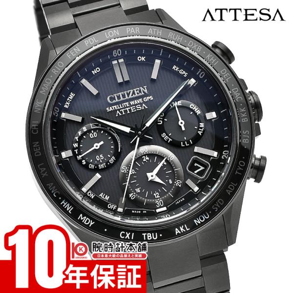 シチズン アテッサ ATTESA ACT Line Black Titanium Series CC4055-65E