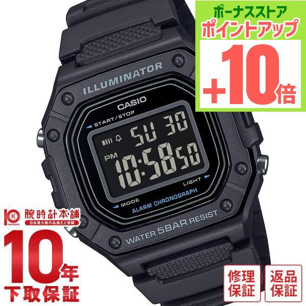 カシオ CASIO CASIO Collection W-218H-1BJF ユニセックススクエアフェイスと時刻の視認性の高さが特徴のW-218シリーズ です。 定番アイテムとなるデザインと頼れる機能が、アクティブな毎日を サポートします。...