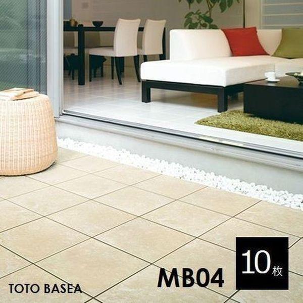 Toto ベランダタイル バーセア Mb04 ラテラベージュ 10枚セット 300角 ジョイントタイル バルコニー 屋外用 Ap30mb04uf 0 ウッドデッキ エクステリア リーベ 通販 Yahoo ショッピング