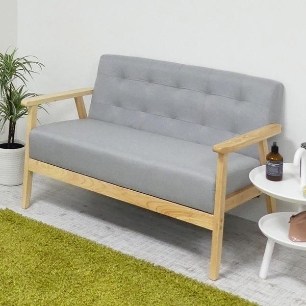 ソファー 2人掛けソファ ラブソファ ソファ 二人掛けソファ オスロ グレー ソファ 二人掛け オスロ グレー (23247) クロシオ 2人掛け