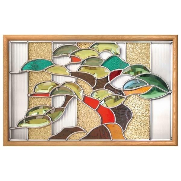 ZXMJYHK ステンドグラス 鳥 窓掛け ラッキー シアン バード ブルー