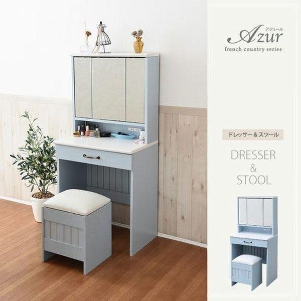 �h���b�T�[ ��60 �O�ʋ��h���b�T�[&amp;�X�c�[�� �u���[ (FFC-0004-BL) �t�����`�J���g���[�Ƌ� Azur