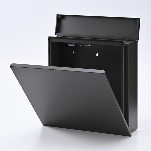 【週末限定価格】【新品未使用】スクエアポスト アッシュグレー 郵便ポスト スクエアポスト カムロック錠付(アッシュグレー) FH-713K