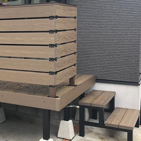 �E�b�h�f�b�L �l�H�� �C�[�W�[�f�b�L 2�i�X�e�b�v �P�i W890�~D700�~H330�`360mm �g���� ���i�摜2