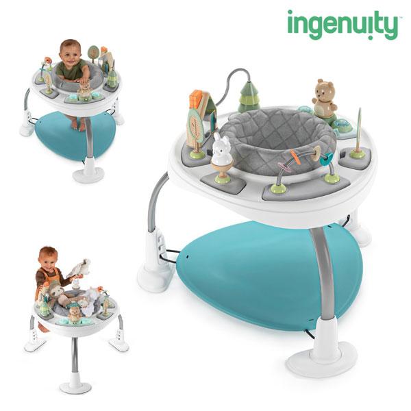 赤ちゃんの成長に合わせてプレイテーブルにもなるジャンパー。お子様の背の高さに合わせてジャンパーの高さを調整できます。シートは360度回転し、テーブル上の楽しい仕掛けのおもちゃに自由に触れることができ、好奇心を育みながら遊ぶことができます。プ...