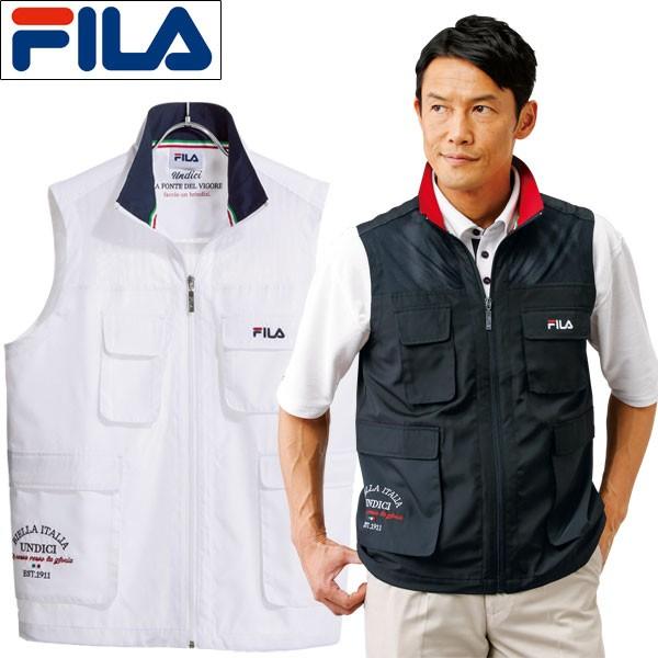 Fila メッシュ使い多ポケットベスト ベスト メンズ 裏メッシュ スポーティー 春夏 50代 60代 1147こだわる通販ストア 通販 Paypayモール