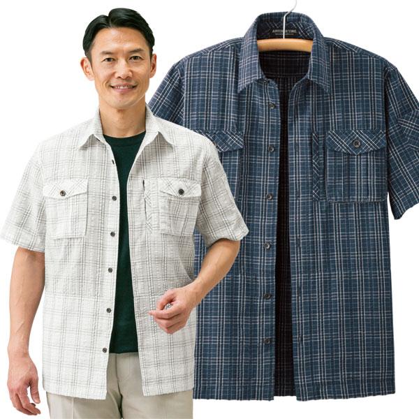 チェック柄 10ポケット シャツジャケット 同サイズ2色組 収納力抜群上着 春夏 40代 50代 60代 9576 1147こだわる通販ストア 通販 Paypayモール