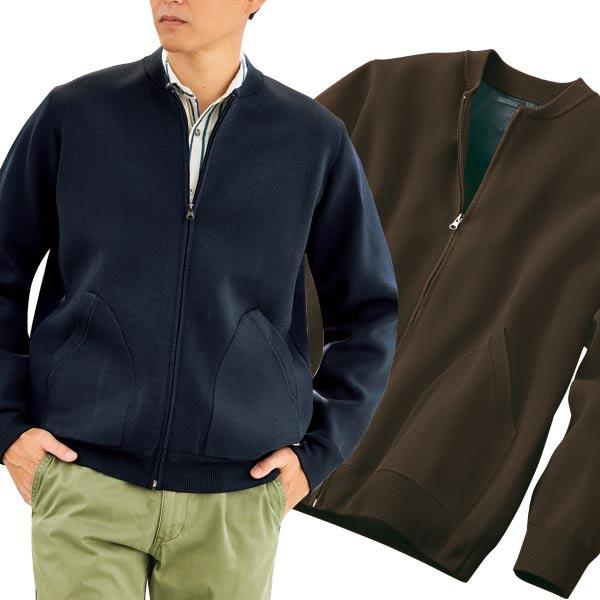 Russeluno コンビ ニットブルゾン NVY メンズサイズ4(M) 未使用 DENHAM×MENS BIGI】スタンドニットジップブルゾン｜メンズ