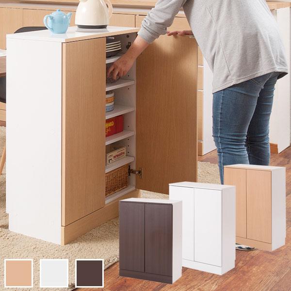 家具こうばオガモク　カウンター下キャビネット　プッシュ扉② 家具こうばオガモク カウンター下キャビネット プッシュ扉②