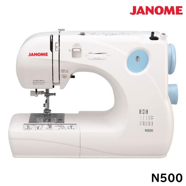 ジャノメミシン N500 電子ミシン JANOME ハードカバー付 : 1147