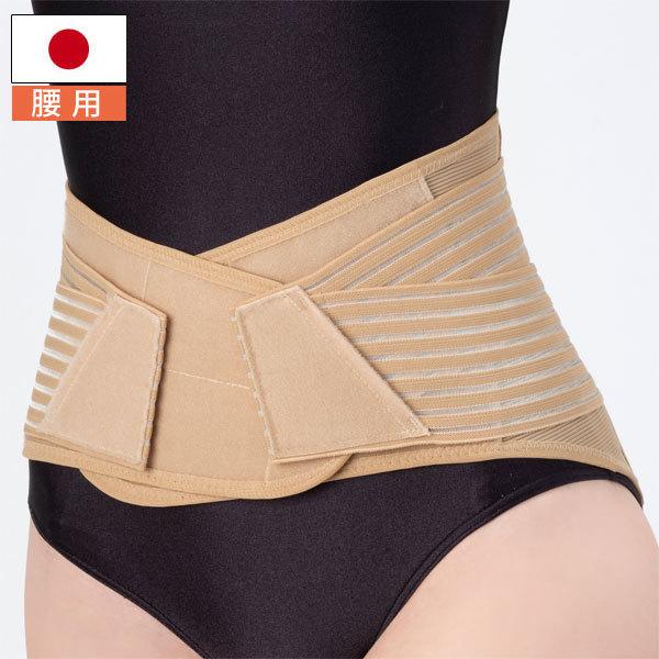 コルセット 腰痛 ベージュ 腰コルセット ワイドサポート 接骨院の先生が監修した腰