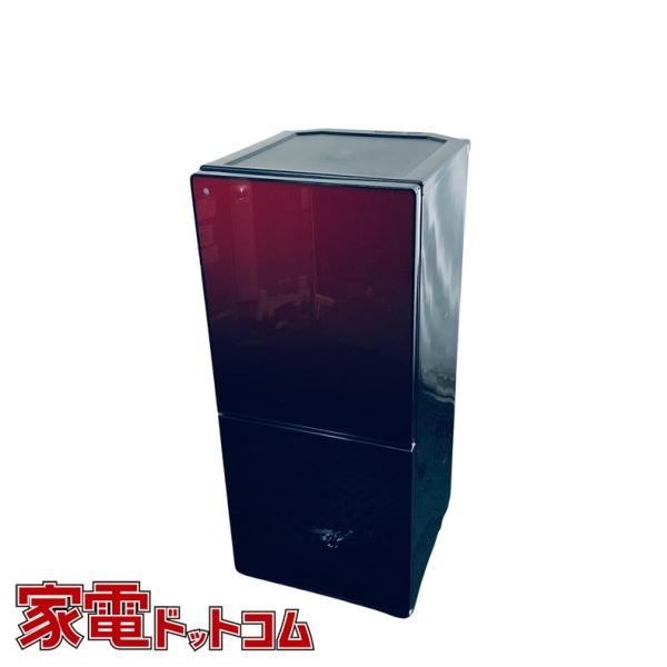 ID:rc12790 ユーイング U-ING 冷蔵庫 一人暮らし 中古 2018年製 2ドア 110L レッド ファン式 右開き UR-FG110J(R)  【リユース品：状態B】【送料無料】【設置費用無料】 ID:rc12790 ユーイング U-ING 冷蔵庫 一人暮らし 中古 2018年製 2ドア
