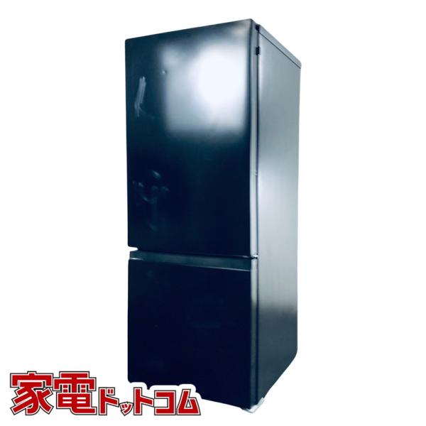 【中古】 TAGlabel 冷蔵庫 一人暮らし 2022年製 2ドア 162L ブラック ファン式 右開き AT-RF160-BK