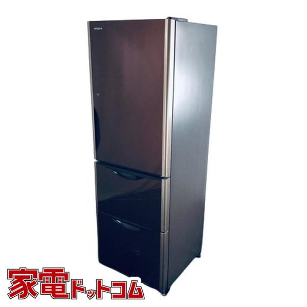 J9602　HITACHI　ヒタチ　３ドア冷蔵庫　R-S3800HV-XT　2018年製 クリーニング済み　【リユースのサカイ柏店】参考価格184,800円 J9602 HITACHI ヒタチ 3ドア冷蔵庫 R-S3800HV-XT 2018年製