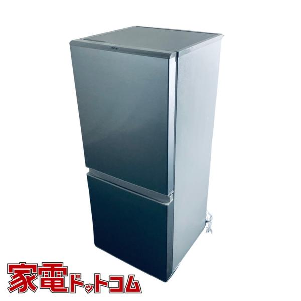 ID:re11141 アクア AQUA 冷蔵庫 一人暮らし 中古 2021年製 2ドア 126L シルバー ファン式 右開き AQR-13K(S)  【リユース品：状態B】【送料無料】【設置費用無料】 ID:re11141 アクア AQUA 冷蔵庫 一人暮らし 中古 2021年製 2ドア 126L