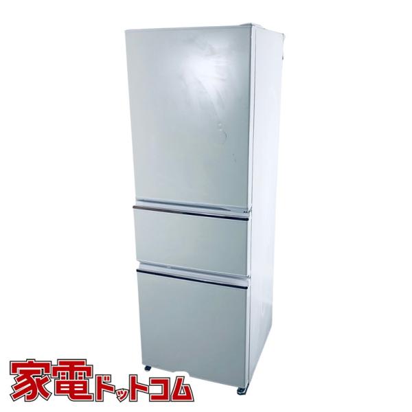 【RKGRE-858】特価！三菱/272L 3ドア冷凍冷蔵庫/MR-CX27D-W/中古品/2019年製/当社より近隣無料配達 MR-CX27D-W 冷蔵庫 CXシリーズ ジュエリーホワイト [272L /3ドア /右