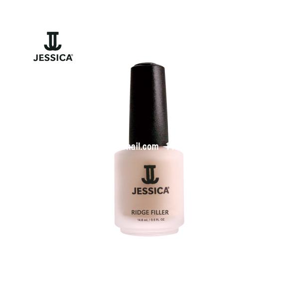 コロイド状に変化した強化成分が爪全体に強度を与え、爪表面の凹凸を滑らかに整えます。ジェシカベースコートの上から塗布します。